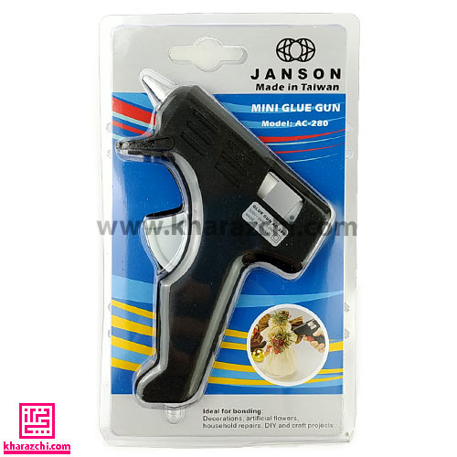 تفنگ چسب حرارتی Janson سایز کوچک تایوانی